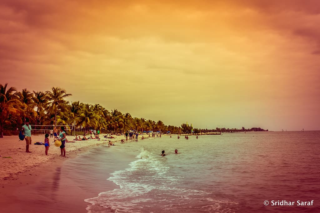 Smathers Beach, Key West, Florida (USA) - December 2014