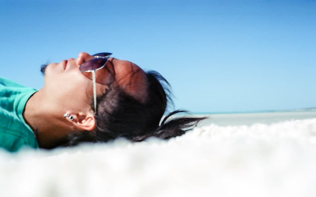 Shell Beach Sunbathing