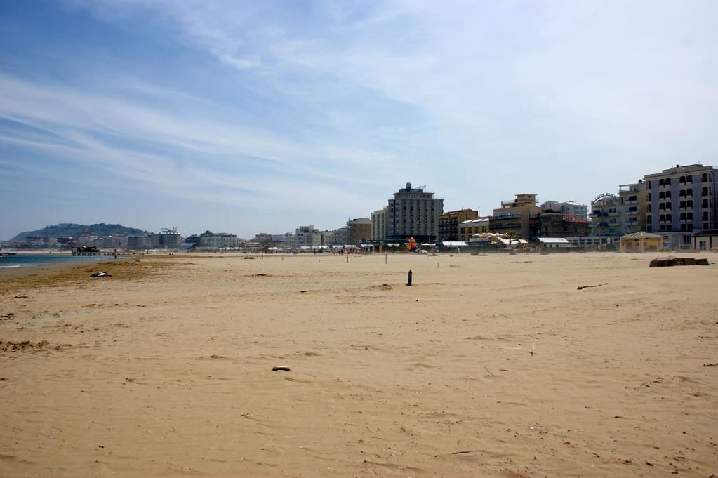 Riccione Beach — photo by Birnardo