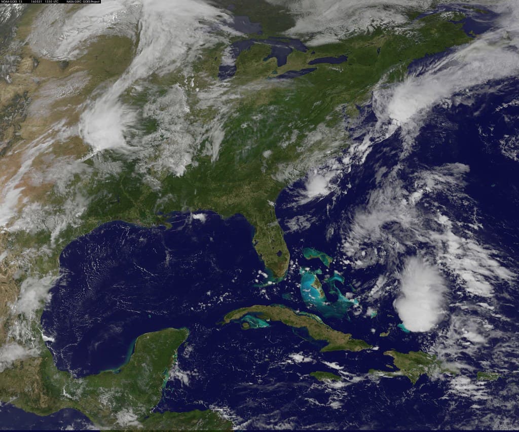 NASA Sees Post-Tropical Cyclone Bonnie Lingering Along Coast