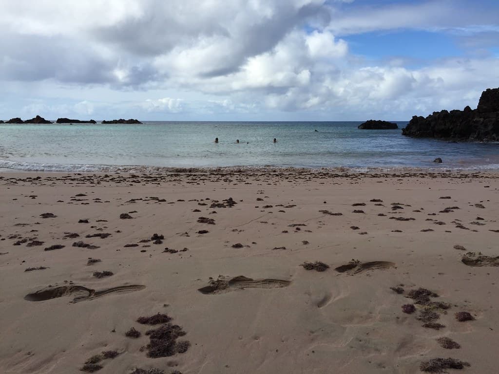Ovahe beach (Hidden Gem), the North Coast, Rapa Nui (Easter Island), Chile, Oceania.
