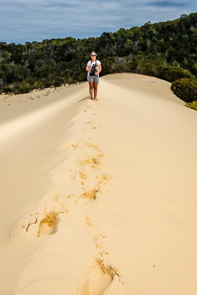 Marcia on Moreton Island Sandhills-4