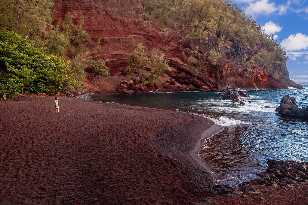 Red Sand Beach (Kaihalulu Beach)
