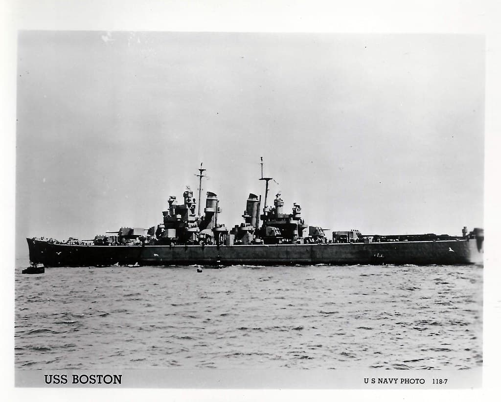 USS Boston (CA-69), Heavy Cruiser, WWII