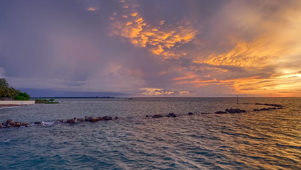 Stormy sunset - Darwin Harbour, NT, Australia