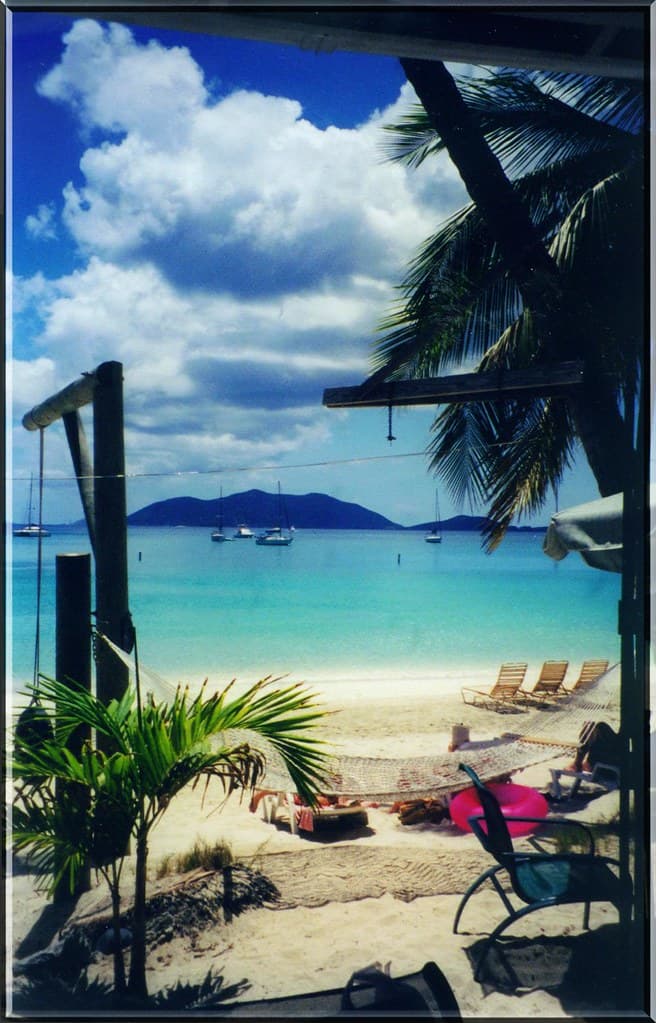B.V.I. Beach Glimpse