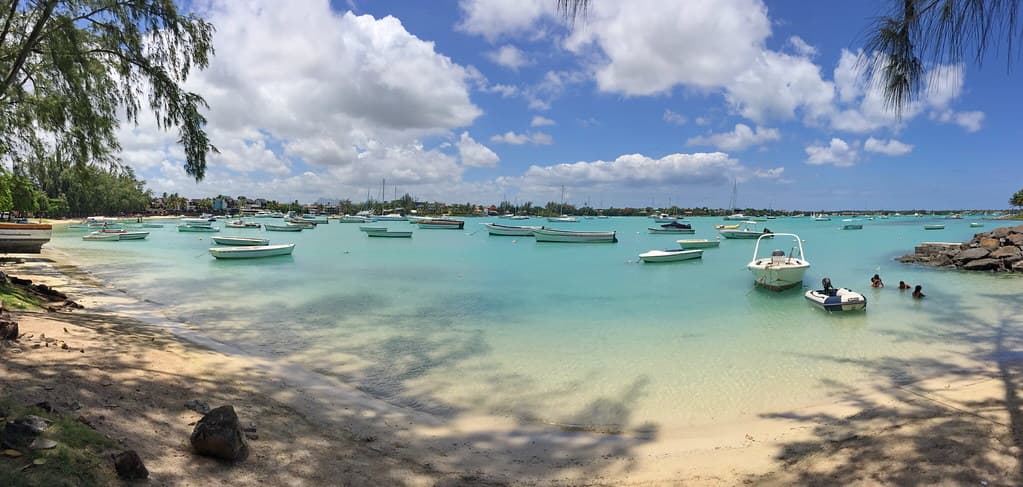 Grand Baie Public Beach — photo by jpkrone
