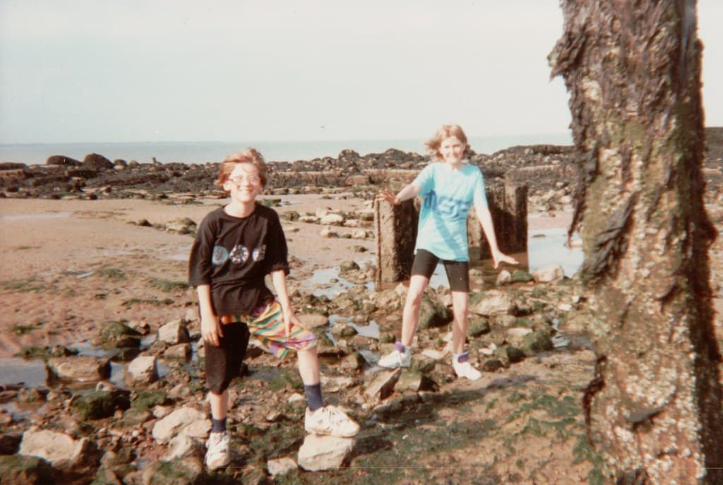 Climbing among the rocks SCAN0661