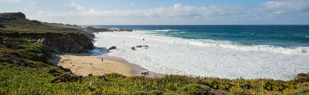 the beach at Garrapata (use L)