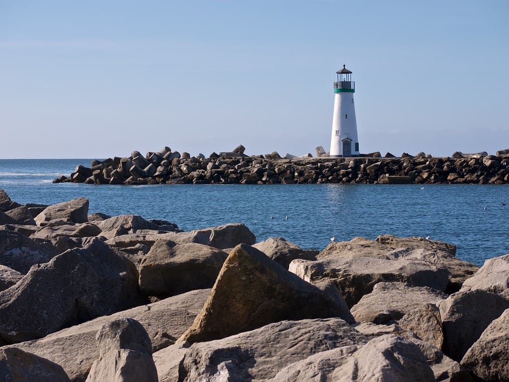 Rocks and Lighthouse