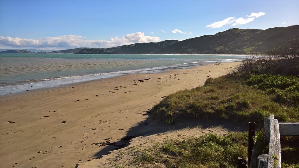Wainui Beach — photo by RobiNZ