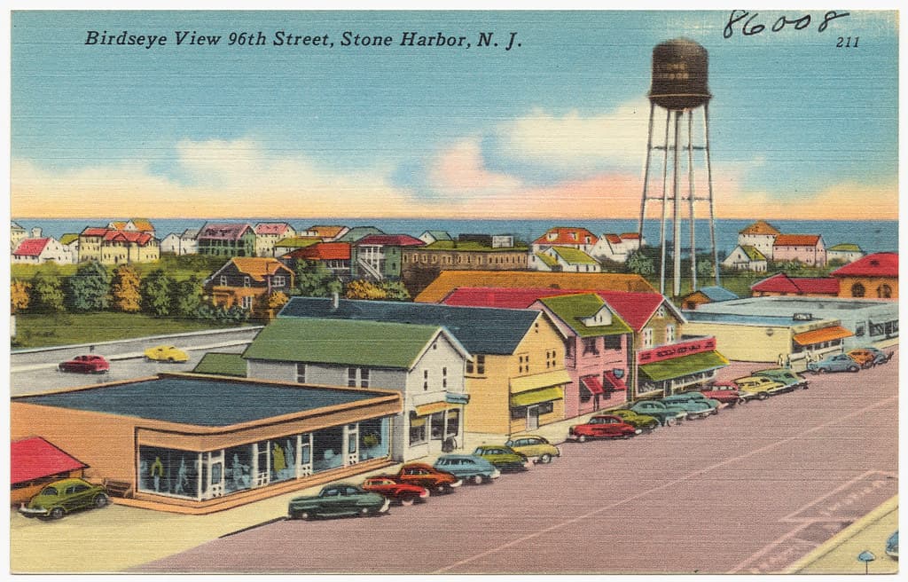 Birdseye view 96th Street, Stone Harbor, N. J.
