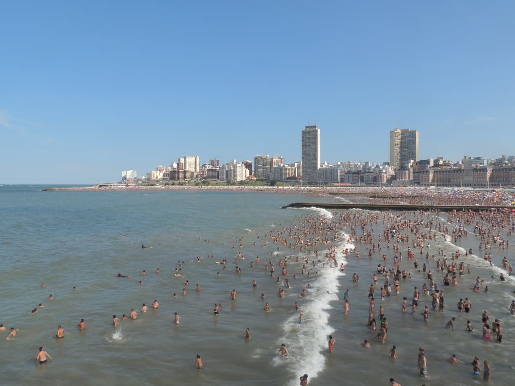 Playa Bristol, Mar del Plata, Agentina