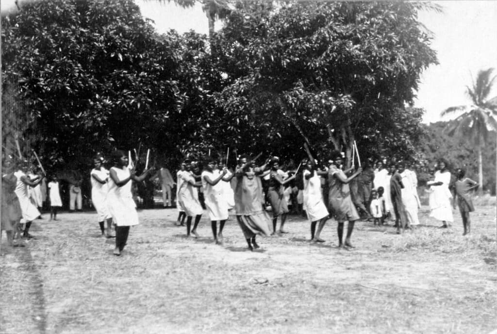 Dancers, Poid, Torres Strait Island, June 1931