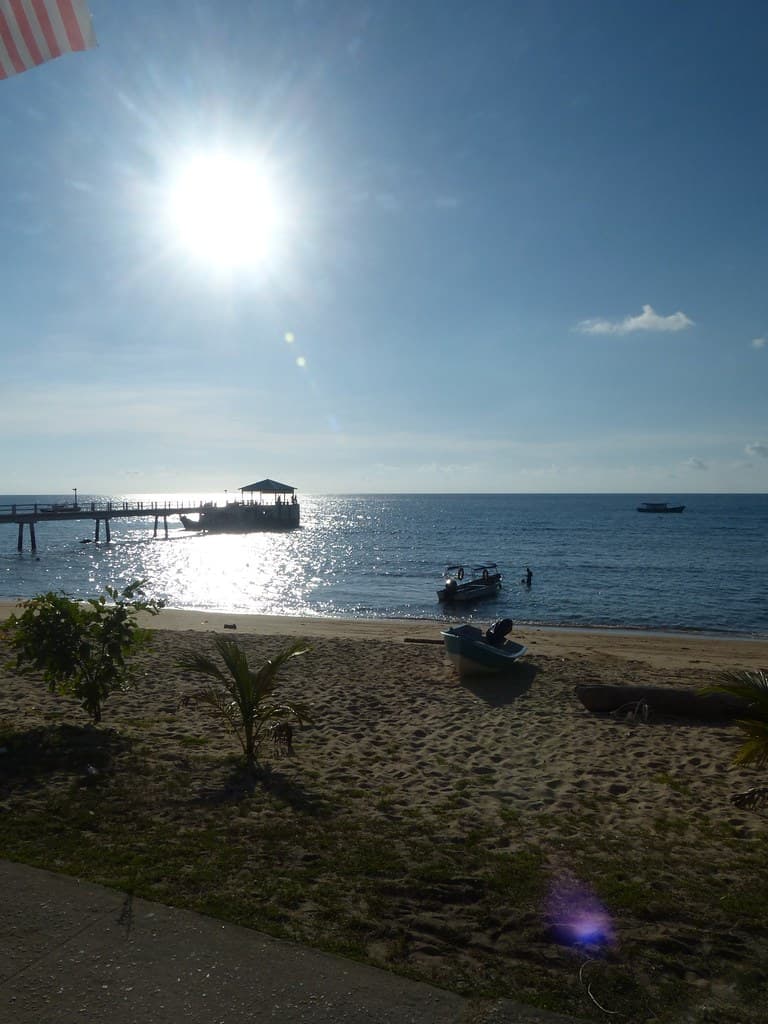Beach view from Kampung Paya, Pulau Tioman, Malaysia