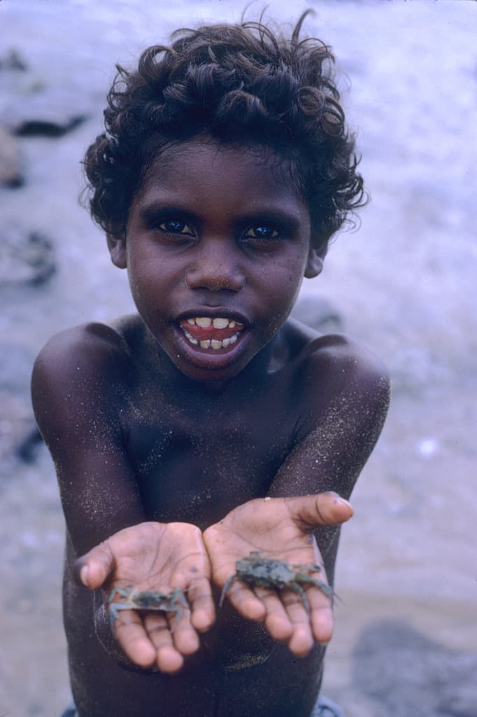 Baḻarrkbaḻarrk at the beach
