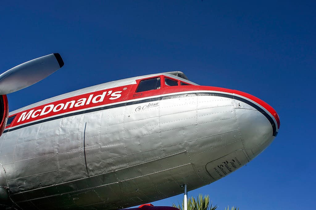 McDonalds Taupo DC3 (used as children's playground)