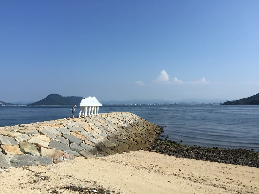 Aji Onsen Beach — photo by Wowo and her families