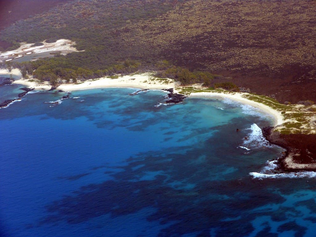 Makalawena from the air