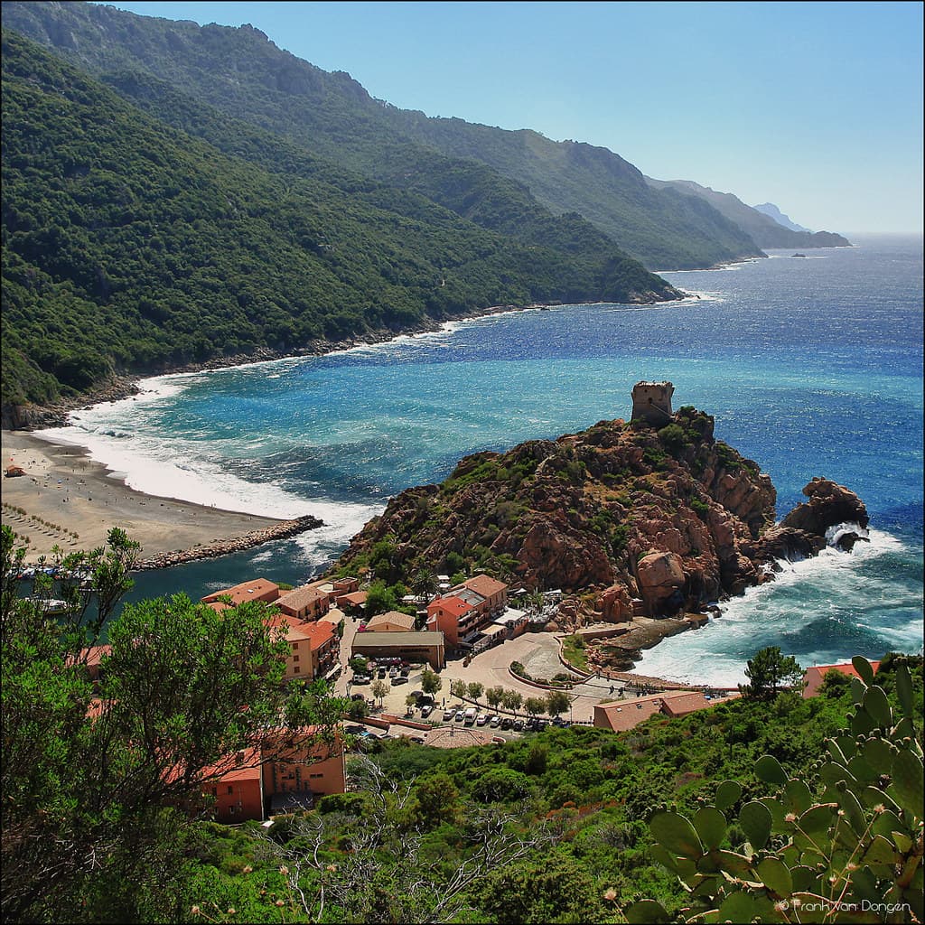 Birdview on the Gulf of Porto - Corsica (UNESCO)