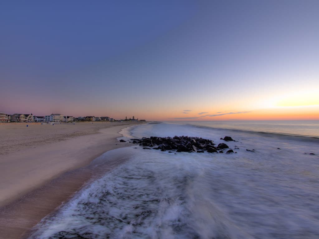 Dawn, Ocean Grove, with a view of Asbury Park