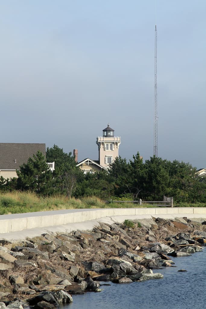 Hereford Inlet Lighthouse from the North Wildwood Beach