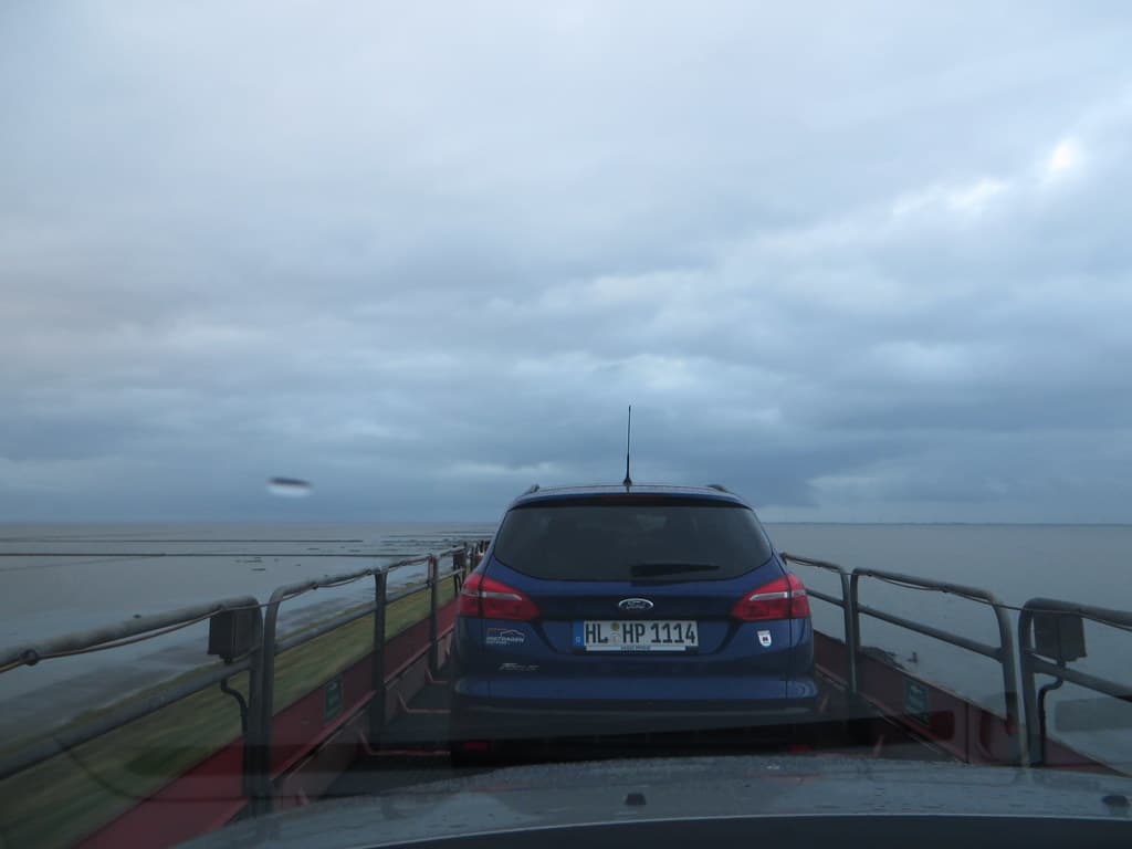 Retour, de Sylt, Nordfriesland, Schleswig-Holstein, Allemagne.