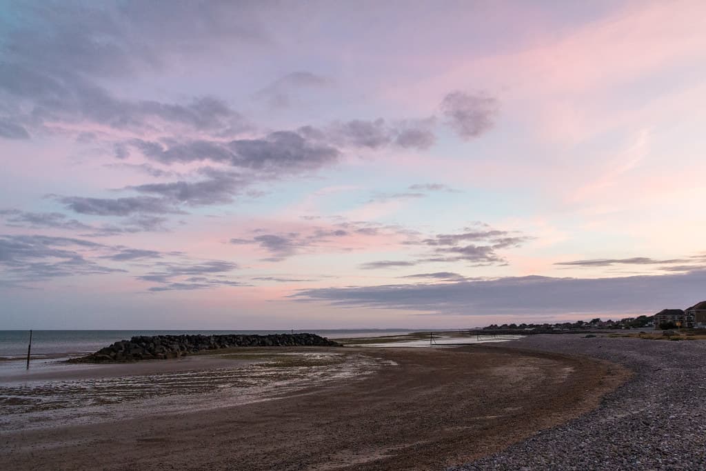 Approaching sunset