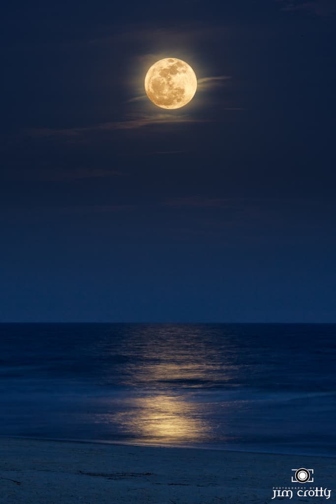 Wolf Moon and Sunset | January 26 2013 by Jim Crotty 1