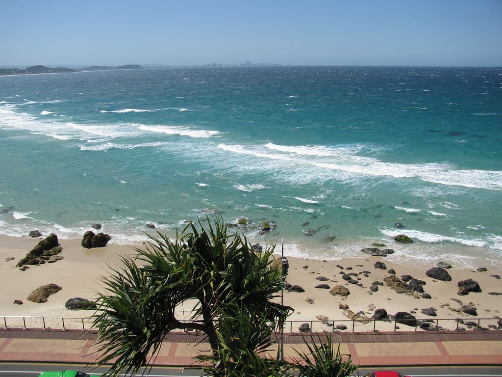 Kirra Beach Coastline