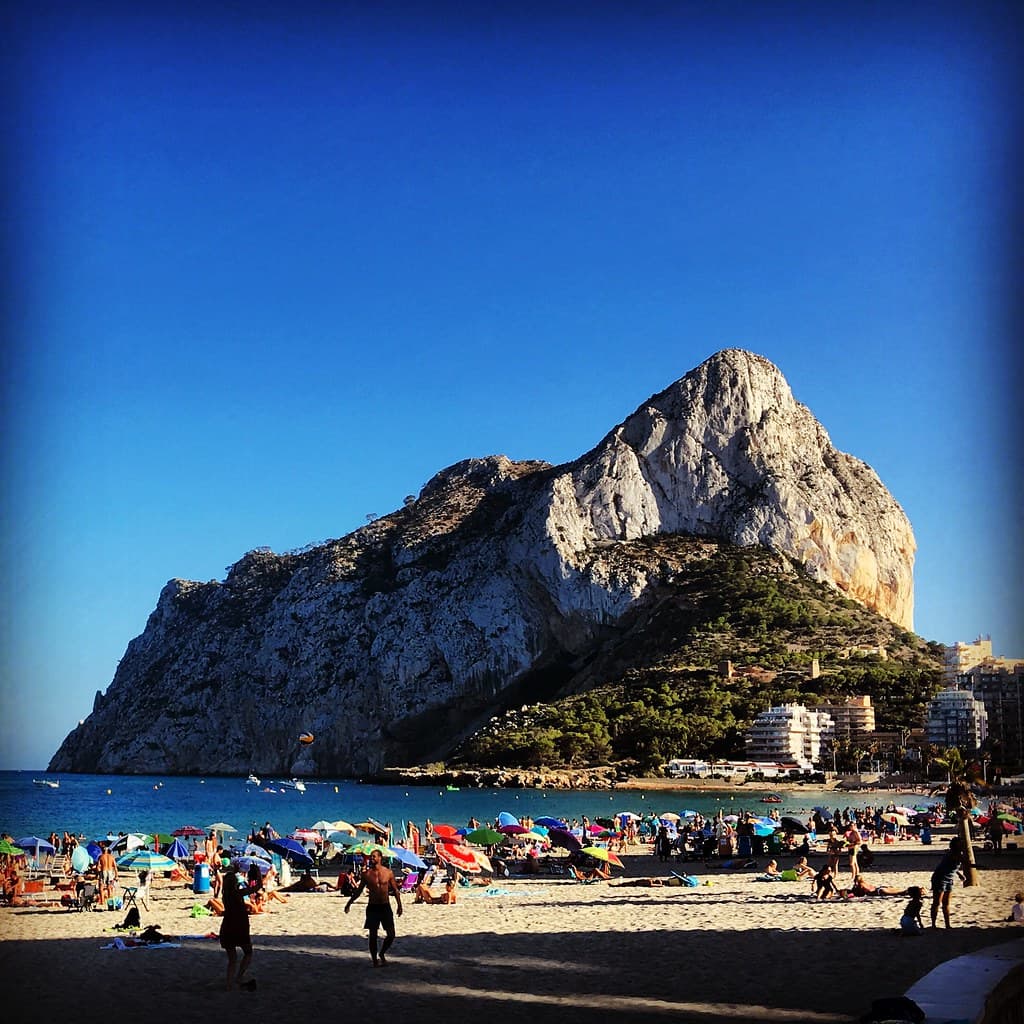 Playa de la Fossa — photo by James F Clay