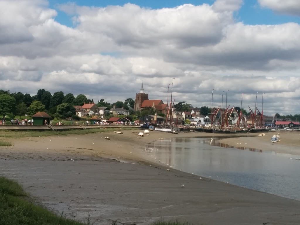 Goldhanger Creek Beach — photo by Liz Henry
