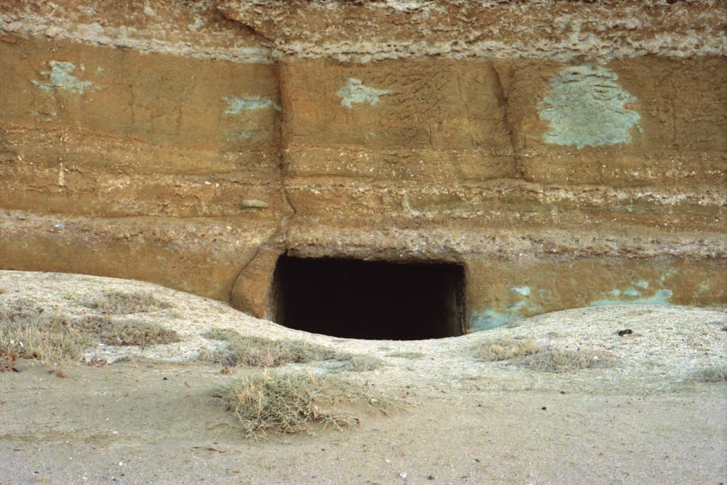 the mine