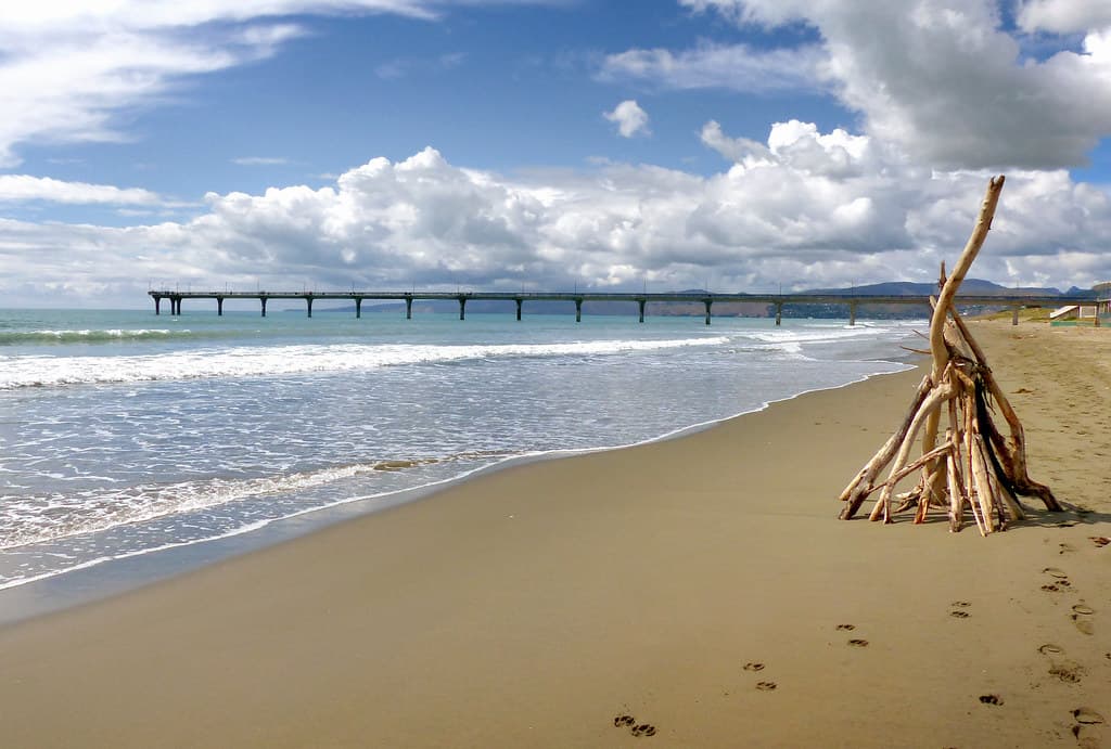 South New Brighton Beach — photo by Bernard Spragg
