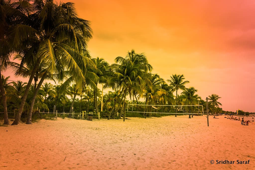 Smathers Beach, Key West, Florida (USA) - December 2014