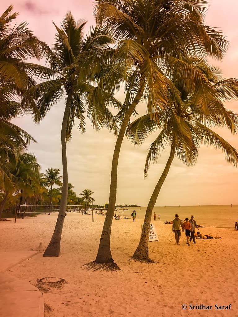 Smathers Beach, Key West, Florida (USA) - December 2014