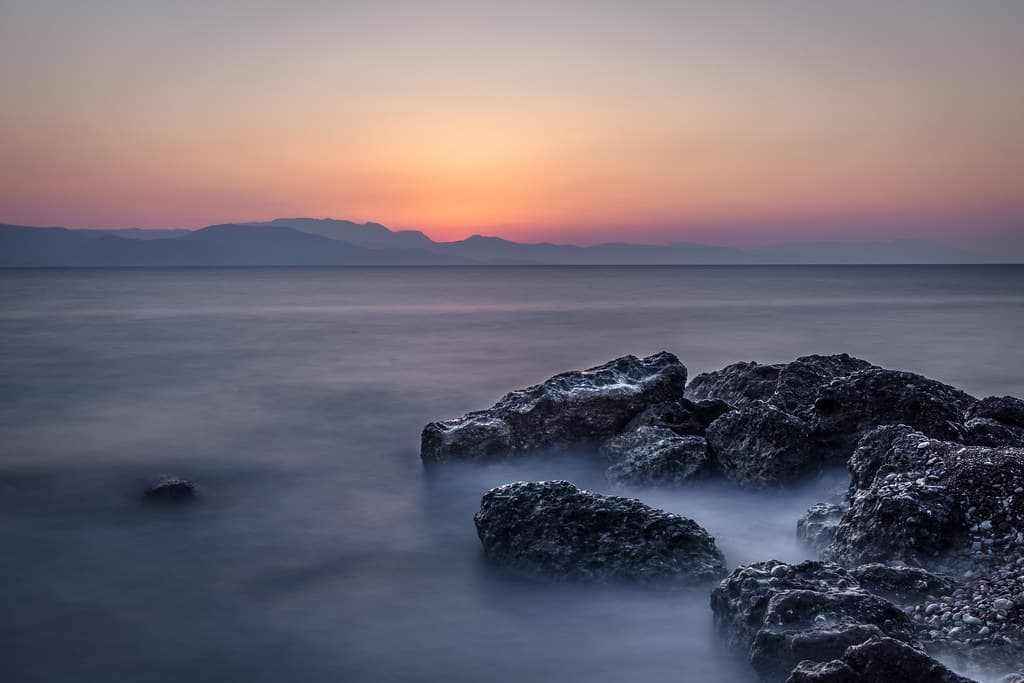 Aigio Beach — photo by bampgs