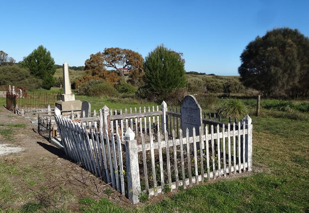 Hindmarsh Island. The island cemetery.
