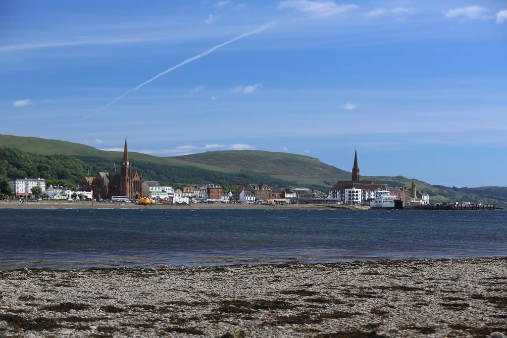 Largs Beach — photo by Ronnie Macdonald
