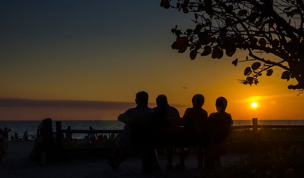 Sunset with friends