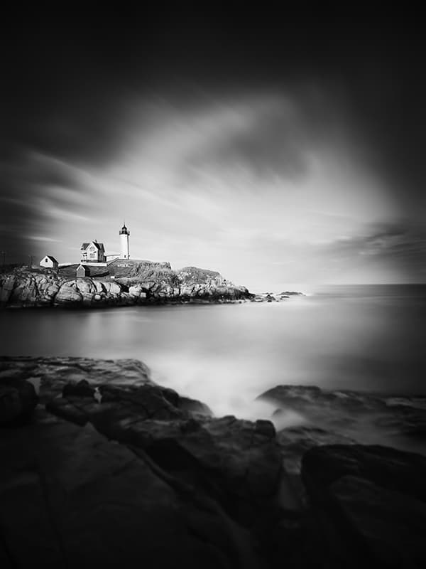 Nubble Light - Cape Neddick Lighthouse. Cape Neddick Lighthouse, York Maine, USA 2014.