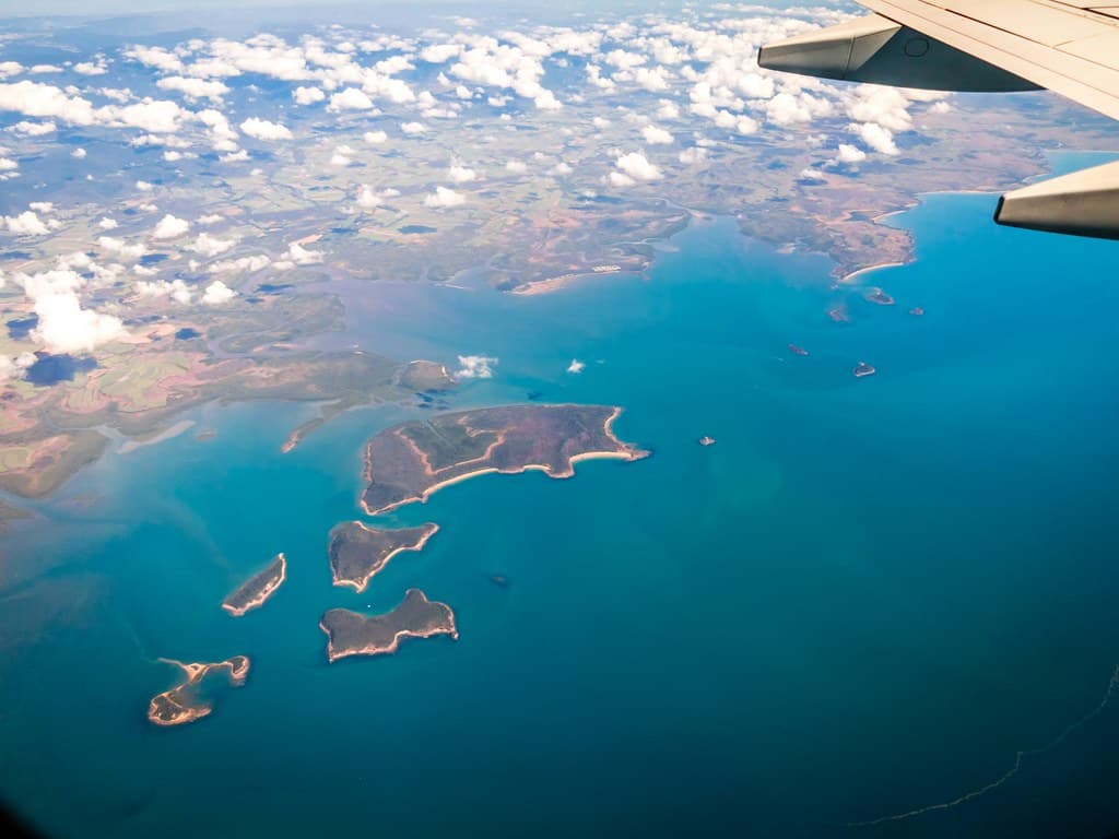 Qantas flight Melb to Hamilton Island-12