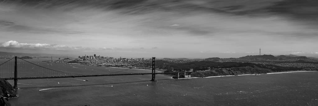 Golden Gate Bridge, the Bay, and Baker Beach