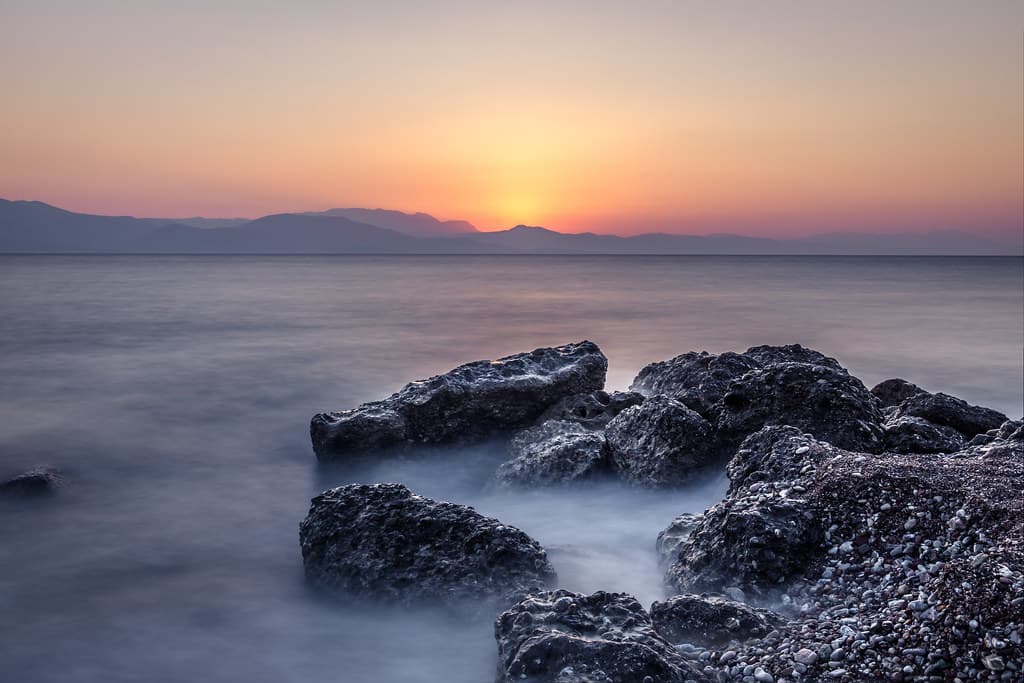 Aigio Beach — photo by bampgs