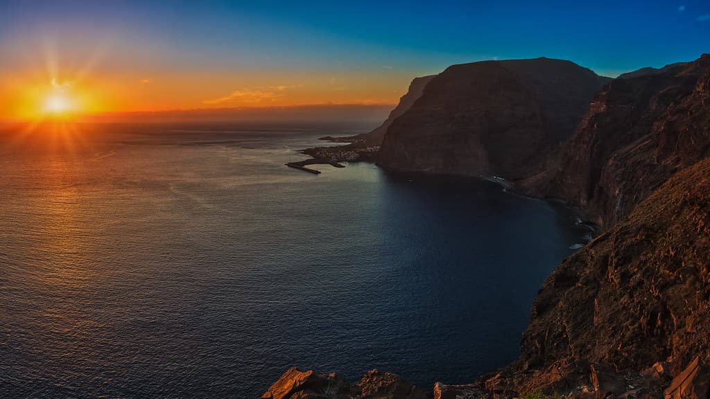 La Gomera Sunset Panorama