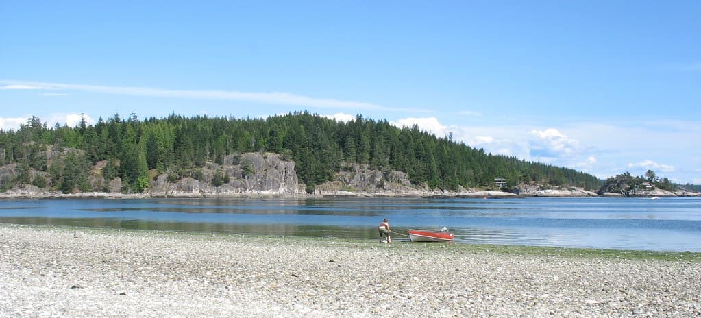 Surge Narrows Beach