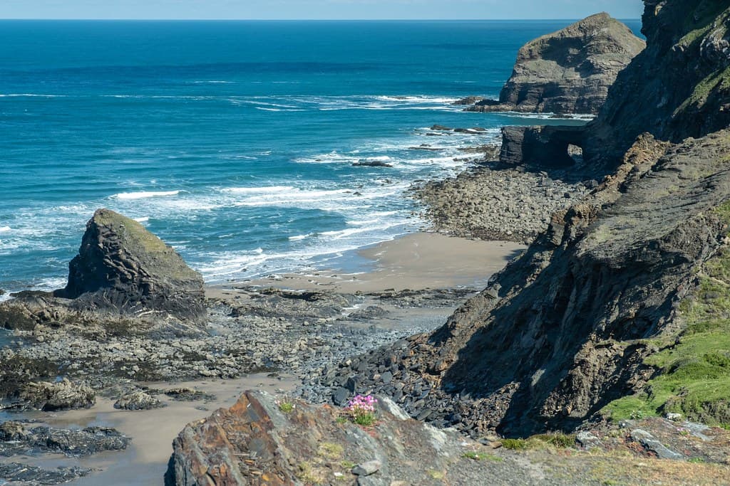 Crackington Haven Beach