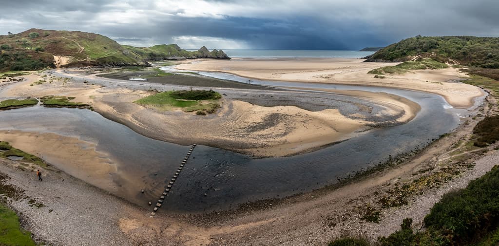 Three Cliffs Bay