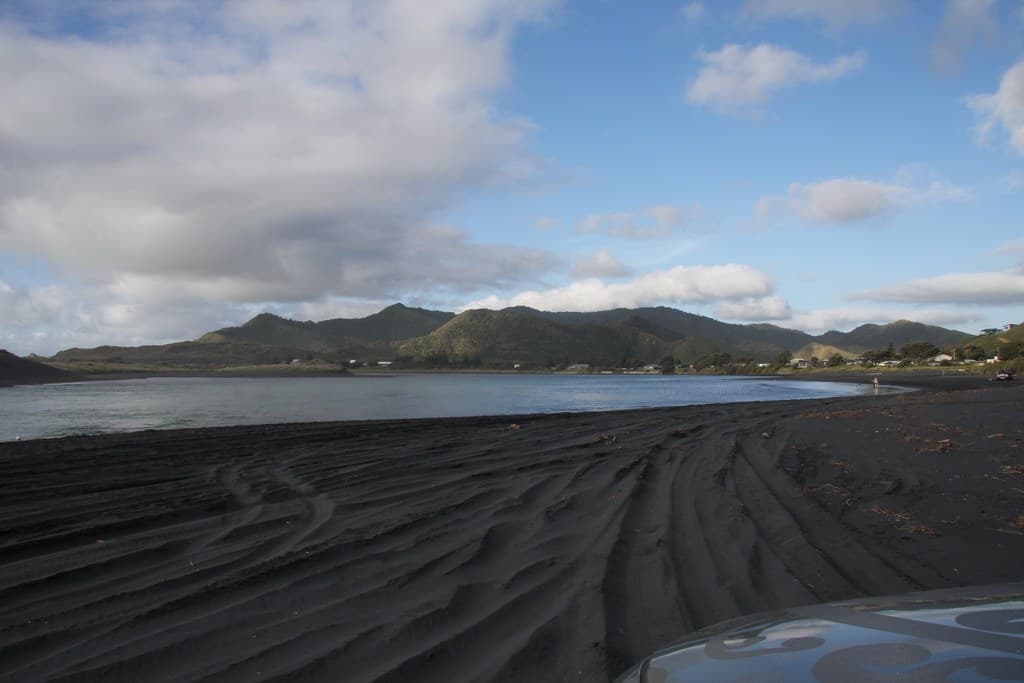 Marokopa River Mouth Beach