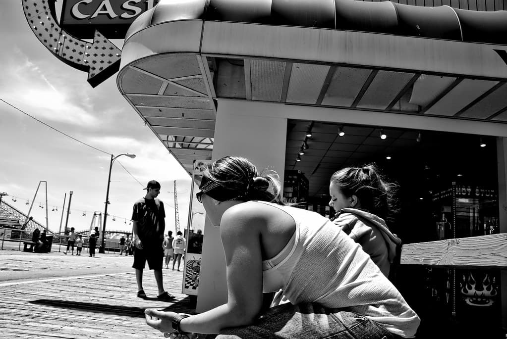 Wildwood Boardwalk Beach